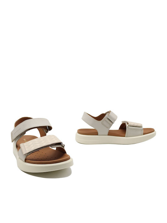 D Xand 2s E Δερμάτινα Γυναικεία Σανδάλια Sporty Μπεζ