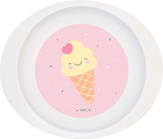 Saro Σετ Φαγητού Ice Cream από Πλαστικό 5τμχ