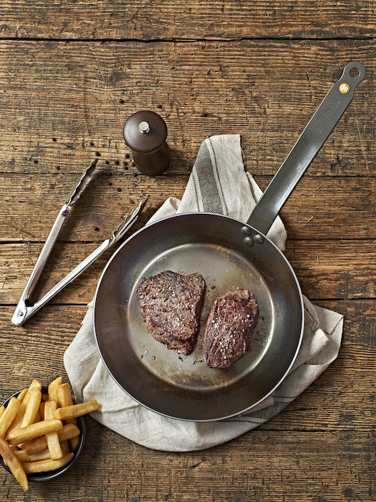 De Buyer Steak Lover Pan made of Carbon Steel 26cm