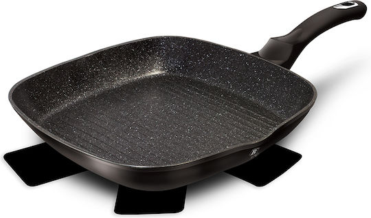 Berlinger Haus Black Silver Collection Grill aus Aluminium mit Steinbeschichtung 28cm