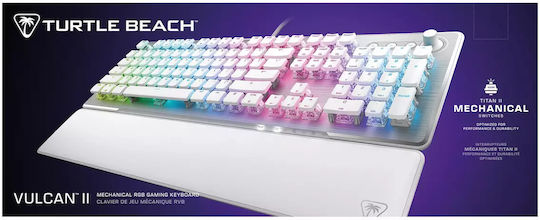 Turtle Beach Vulcan II Gaming Keyboard with RGB lighting (English US) White