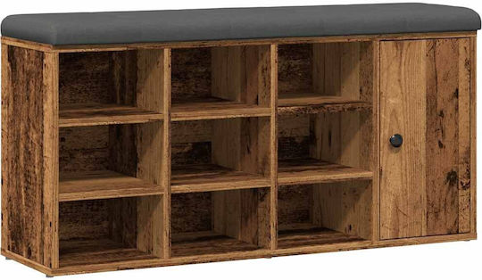 Vidaxl Shoe Bench Reclaimed Wood Engineered Wood Reclaimed Wood 857621