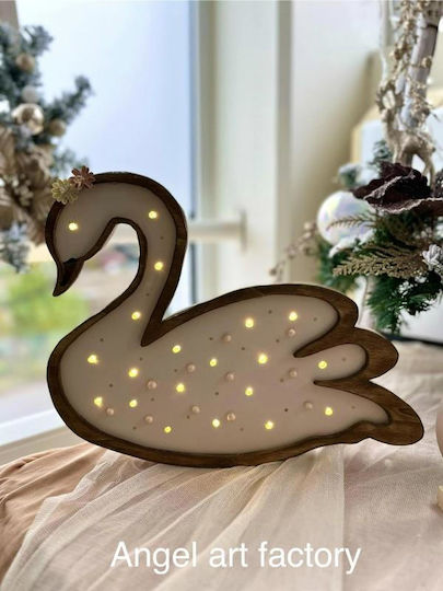 Schwan 3D Lampe
