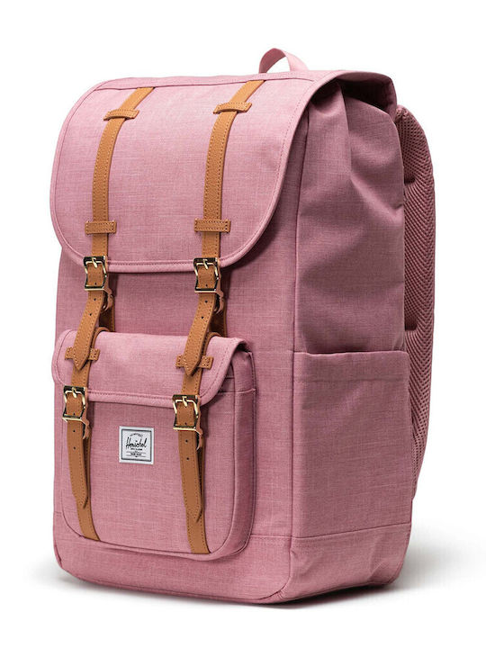 Herschel Little America 30л Водоустойчива Лилава Раница