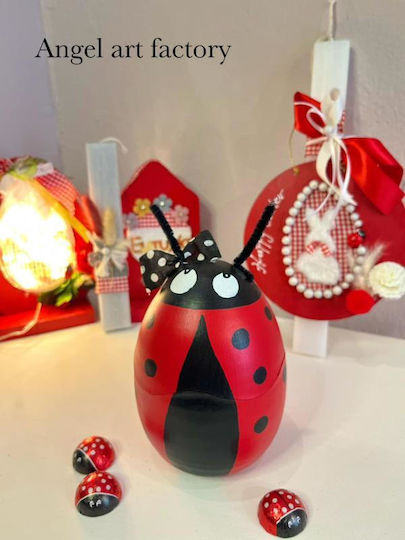Opening Ceramic Ladybug Egg with Chocolate Ladybugs