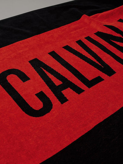 Calvin Klein Beach Towel Red 170x90cm.