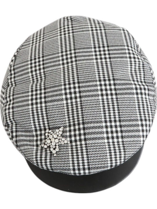 Monnalisa Kids' Hat Fabric Beret Black