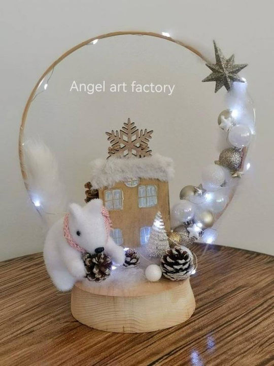Christmas Lighted Decorative Wreath