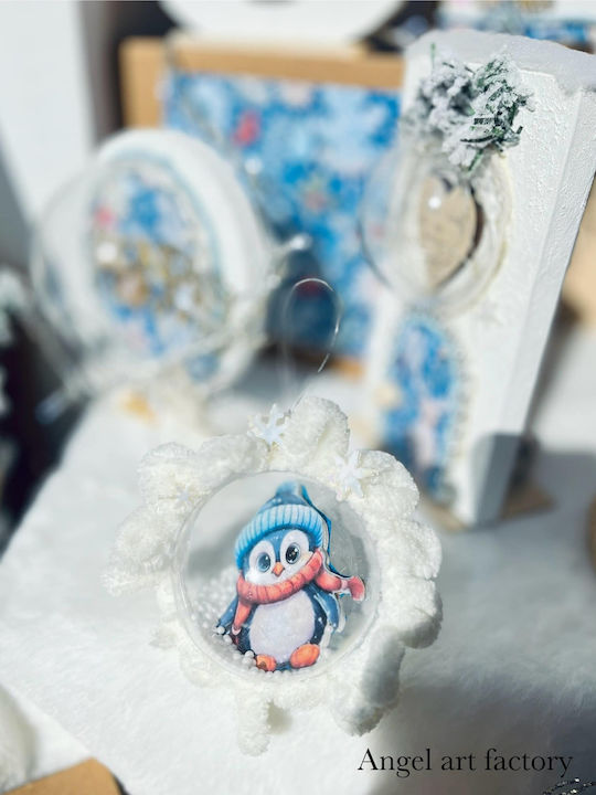 Weihnachtliche Schneekugel mit Geschenke 1Stück