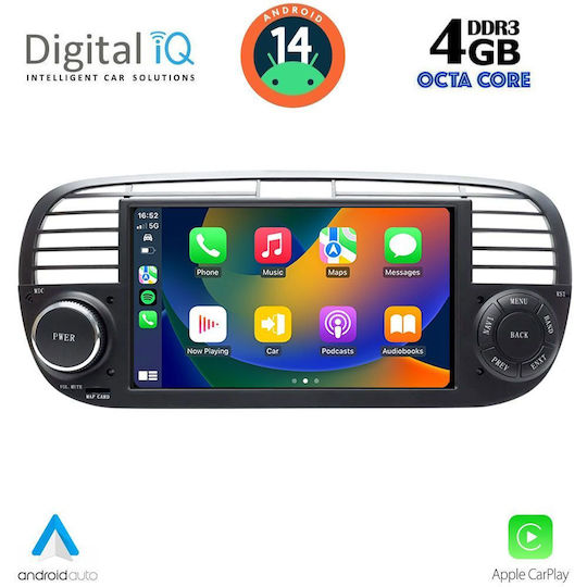 Digital IQ Автомобилна Аудио Система (Блутут/USB/AUX/WiFi/GPS/Apple-Carplay/Android-Auto) с Тъчскрийн 7"