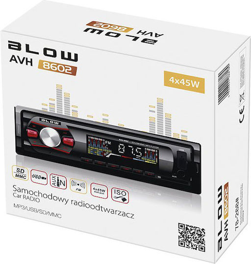 Blow AVH-8602 Автомобилен Радио 1 DIN USB