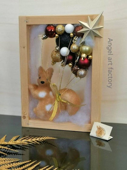 Illuminated Christmas Figures Wooden Figure