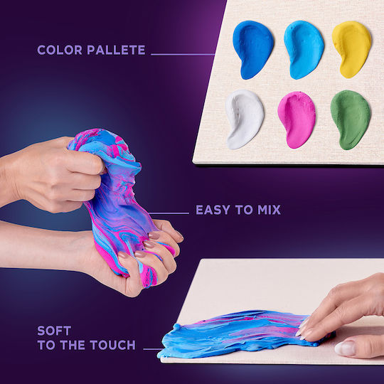 Okto DIY Creative 3D Painting Set with Clay Claude Monet Water Lilies Ages 12-99 10003