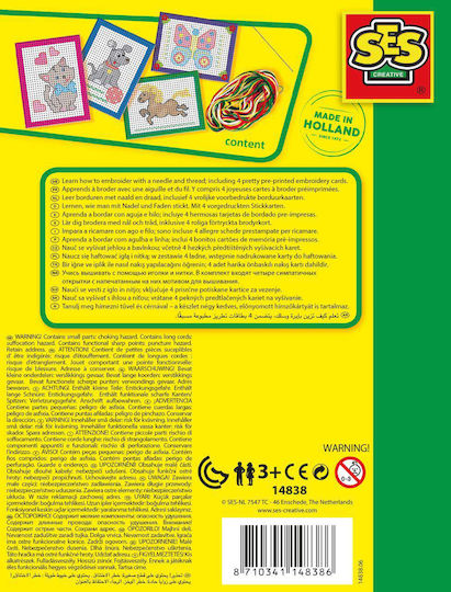 Ses Creative broderii I'm Learning pentru copii de 3+ ani+ ani