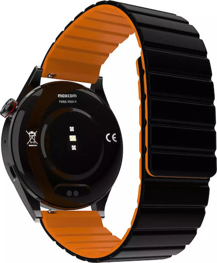 MaxCom Iron 54mm Smartwatch με SIM και Παλμογράφο (Γκρι)