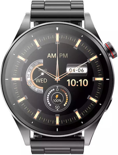 MaxCom Iron 54mm Smartwatch με SIM και Παλμογράφο (Γκρι)