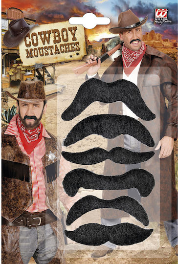 Mustach / Beard for Carnival 6pcs
