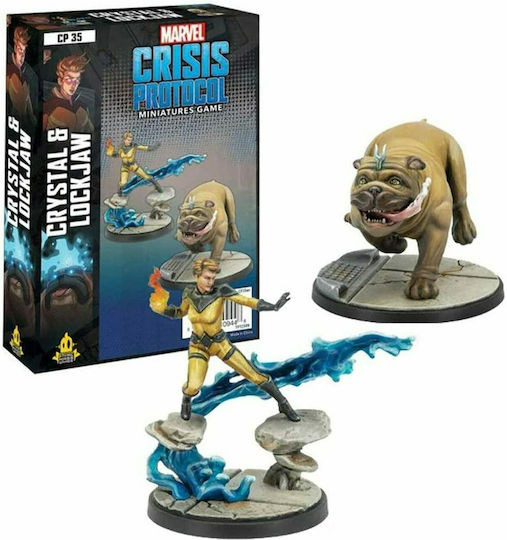 Marvel Comic Books Crisis Protocol Crisis Protocol Crystal & LockJaw Figures