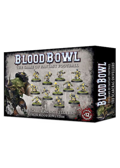 Games Workshop Blood Bowl Goblin Team - The Scarcrag Snivellers Figures