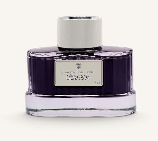 Graf Von Faber-Castell Replacement Ink for Extra Fine Purple Fountain Pen 75ml