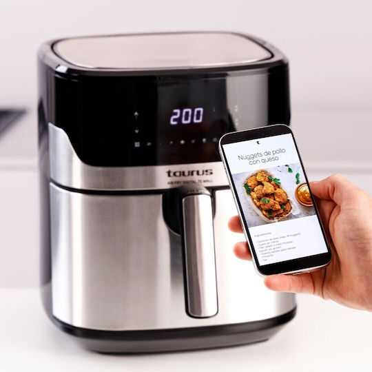 Taurus Air Fryer 6.5lt Ασημί 973993000