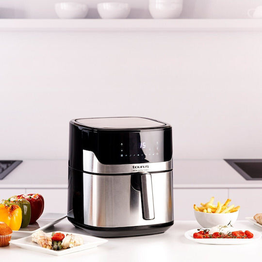 Taurus Air Fryer 6.5lt Ασημί 973993000