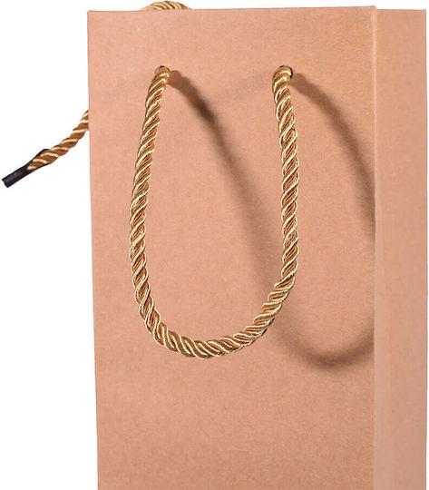 Giftland Paper Bag for Gift Beige 9.5x9x35cm.