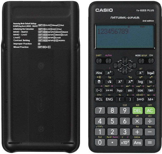 Casio 2nd Edition Calculator Scientific in Black Color 1pcs