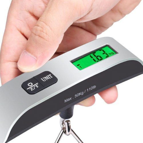 Φορητή Ψηφιακή Ζυγαριά Αποσκευών Έως 50 Kg Ιμάντα Μπαταρίας