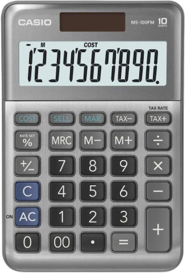 Casio Αριθμομηχανή σε Ασημί Χρώμα