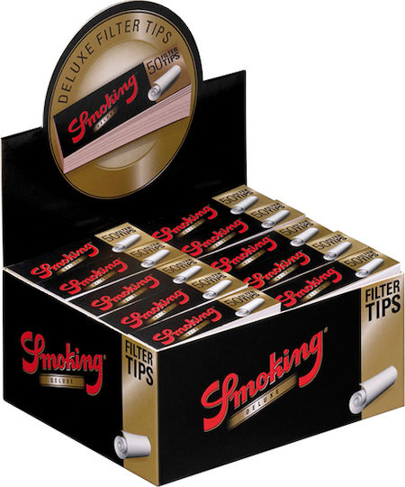 Smoking Τζιβάνες Deluxe 60mm Λευκό 50τμχ