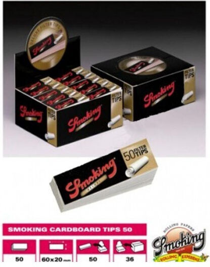 Smoking Τζιβάνες Deluxe 60mm Λευκό 50τμχ