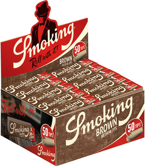 Smoking Τζιβάνες Brown Καφέ 50τμχ