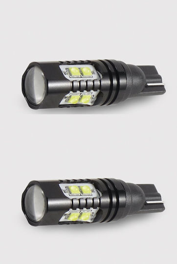 Phonocar Lamps Car T10 LED 6000K Cold White 12V 50W 2pcs