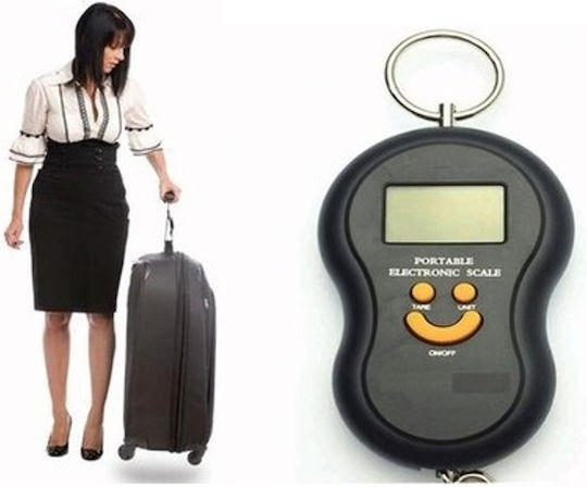 Portabil Electronic Cântar pentru bagaje Neagră