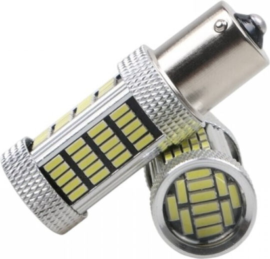 Lămpi Autoturismului S25 LED Alb 12V 1.5W 2buc