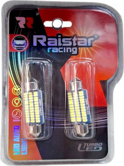 Raistar Lamps Car LED 6000K Cold White 12V 2pcs