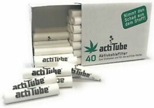 ActiTube Филтърни Накрайници Активен въглен 8мм 40x1бр