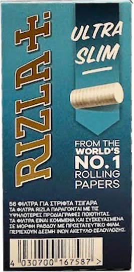 Rizla Филтърни накрайници за цигари Rizla 56бр 5.7мм ултра тънки