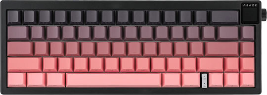Ajazz AK650 Drahtlos Gaming Mechanische Tastatur 60% mit Dream Weave Schaltern und RGB-Beleuchtung (Englisch US) Gradient Pink