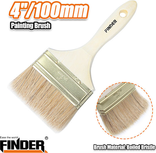 Finder Киста за боядисване Прав 4'' 1бр