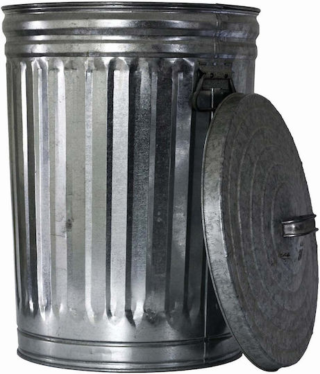 Sidirela Metallic Waste Bin 50lt Inox