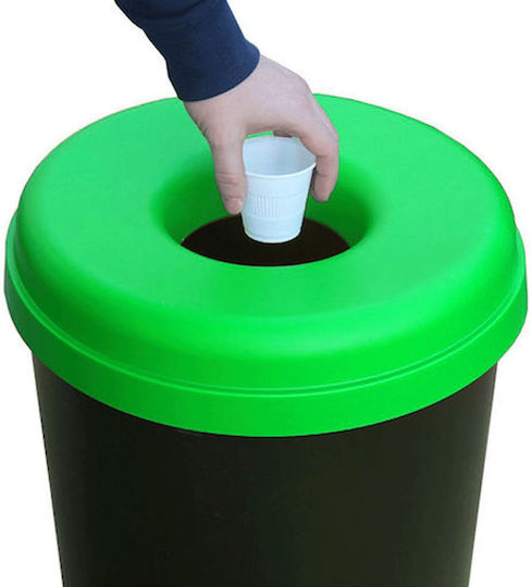 Stabplast Recycling Plastic Waste Bin 60lt Green