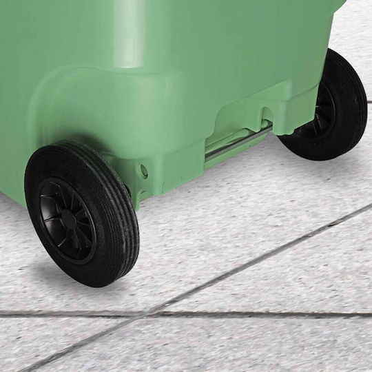 Green City International Plastic Coș de gunoi Deșeuri Coșuri de gunoi cu roți 360lt Gri