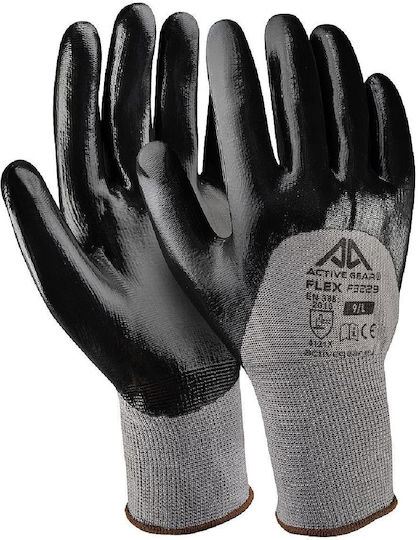 Active Gear Gloves for Work Nitrile 1pcs