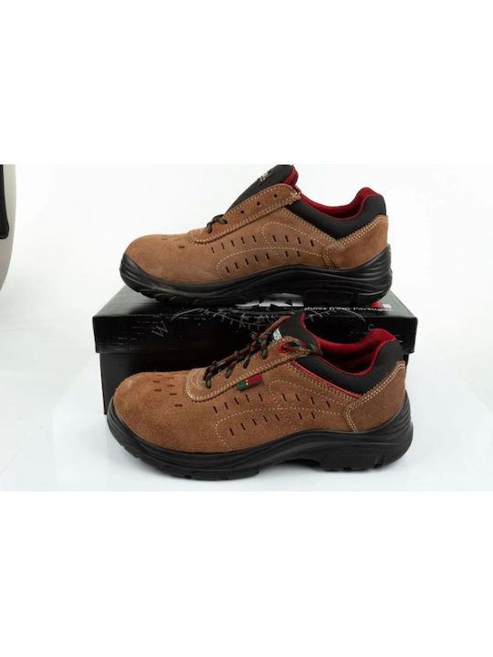 Lavoro Low Safety Brown S1 with Certification P, AN,SRC