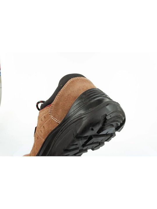 Lavoro Low Safety Brown S1 with Certification P, AN,SRC