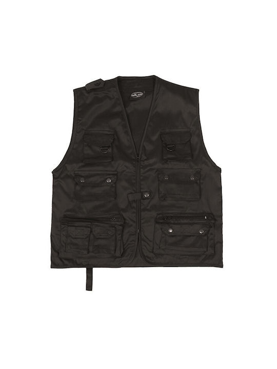 Mil-Tec Bărbați Vestă de siguranță Negru