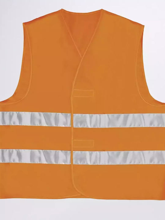 Delta Plus GILP2 Men's Safety Vest with Reflective Film Orange