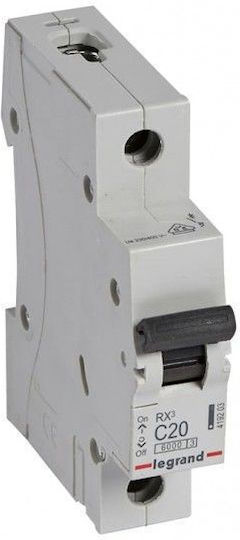 Legrand Αυτόματη Ασφάλεια 20A Μονοπολική AC 419203